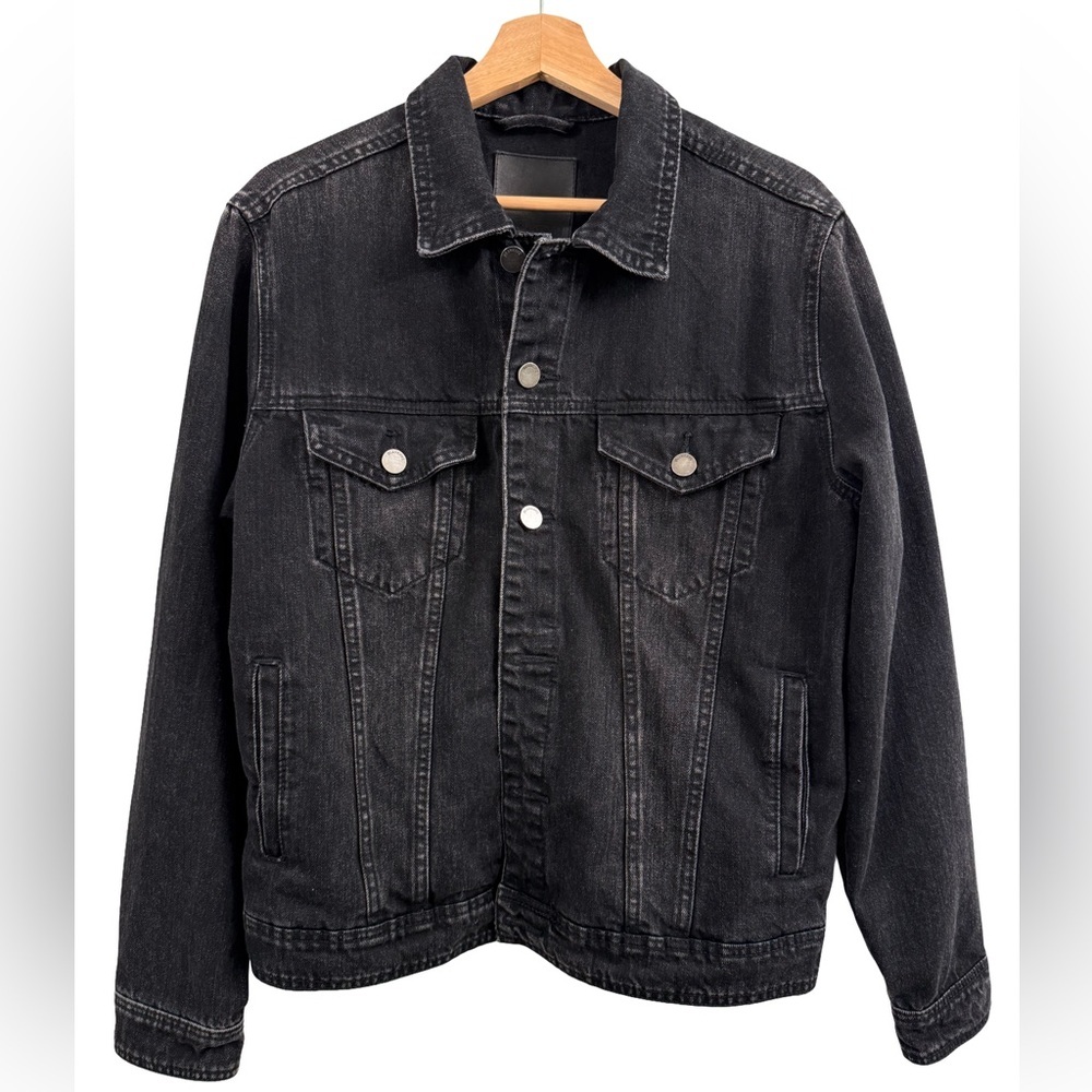 Blank NYC Charcoal Denim Jacket